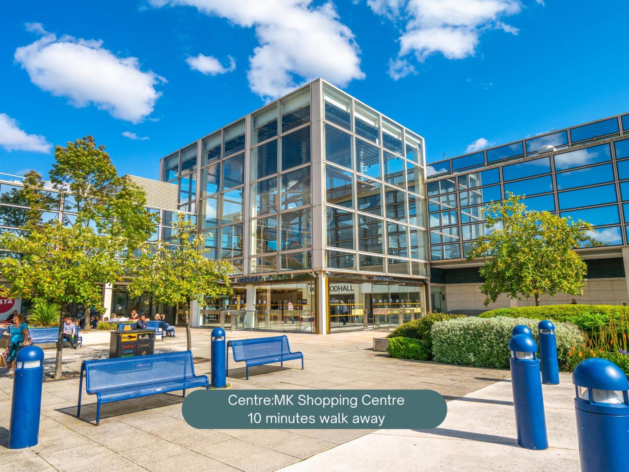 Penthouse Apartment - City Centre - Secure Parking, Balcony, Self-Check-In, Fast Wifi And Smart Tv With Netflix By Yoko Property Milton Keynes Eksteriør billede
